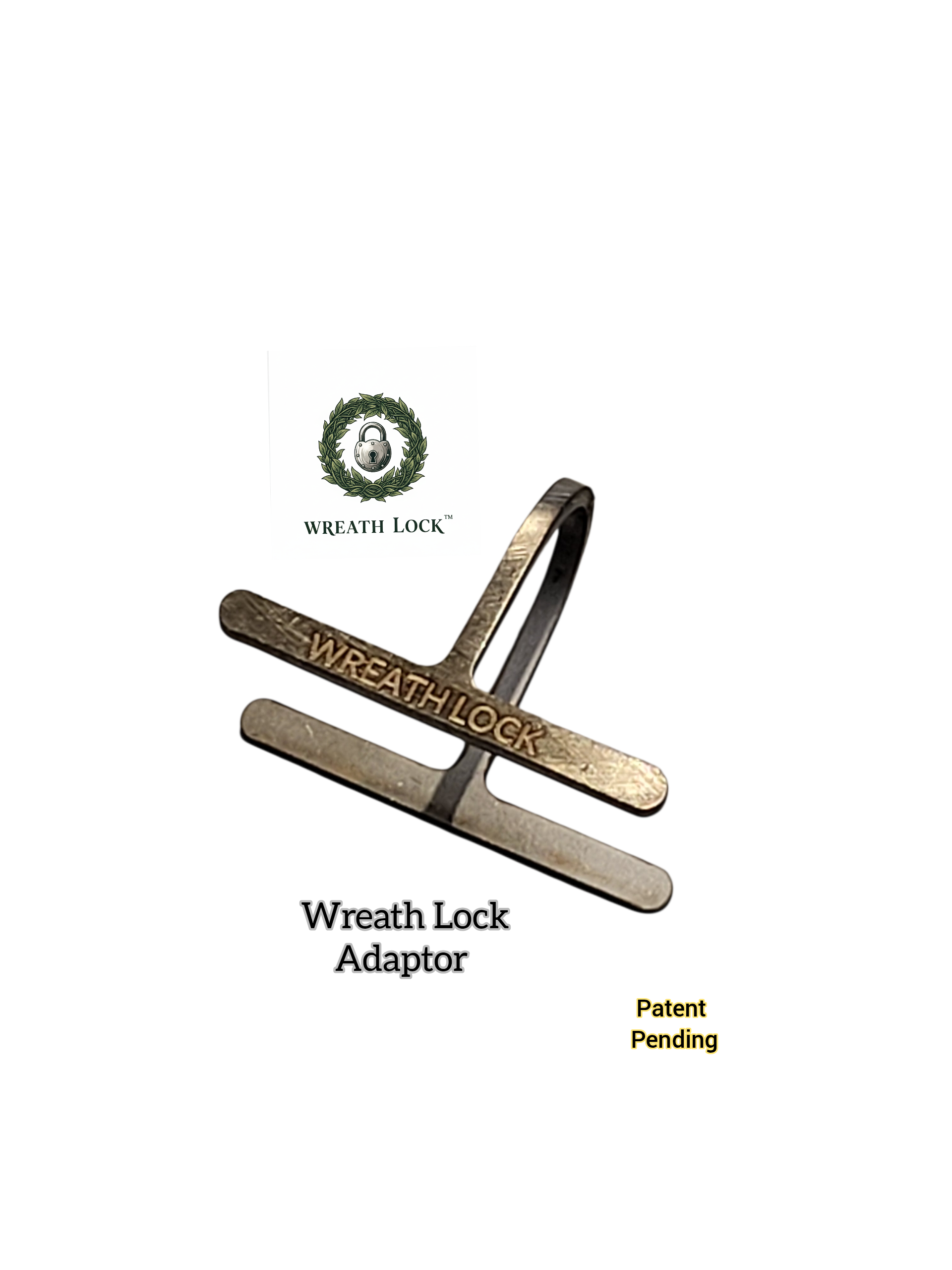 Replacement Adaptor for the Wreath Lock Anti-theft Wreath Hook-For use with grapevine and thicker wreaths