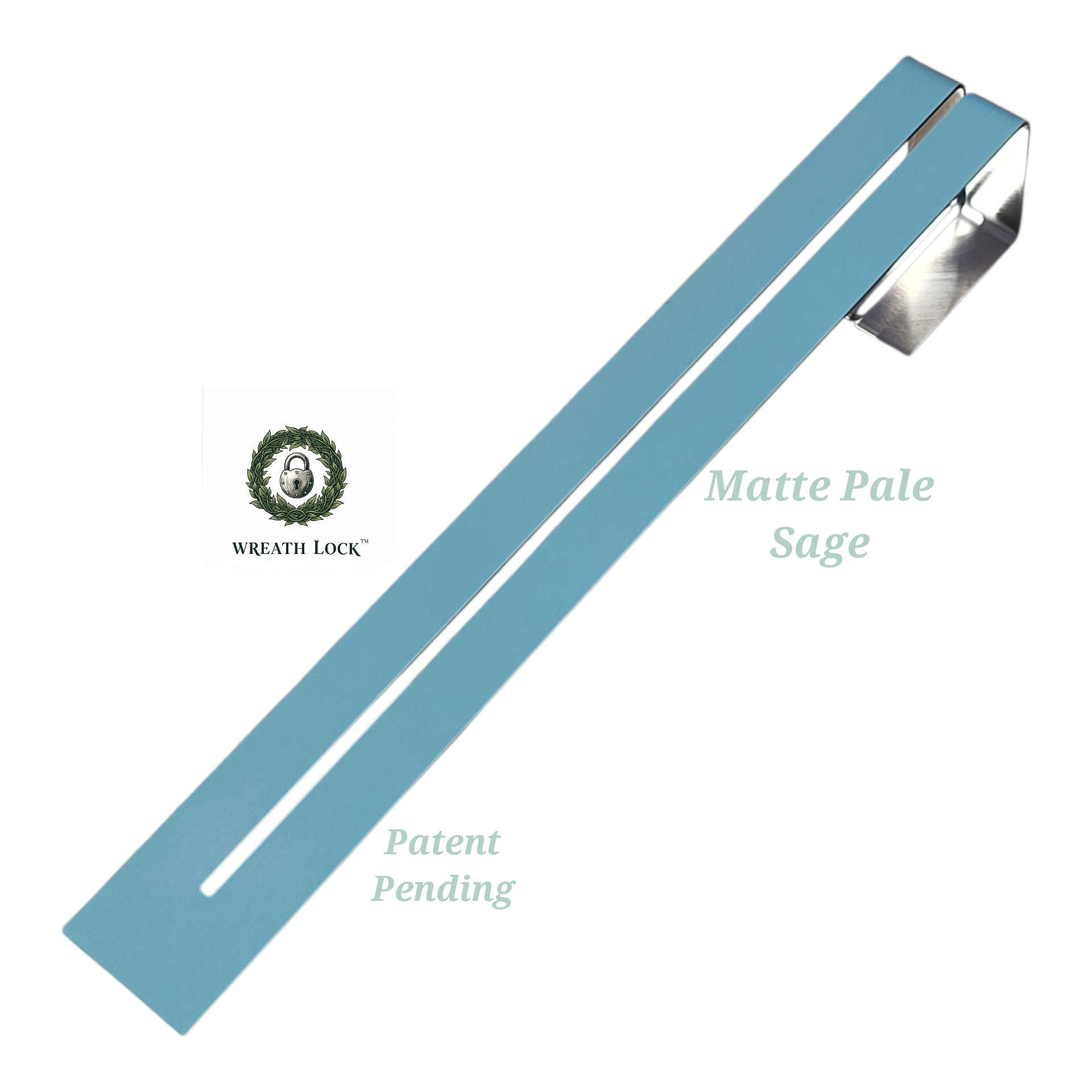 NEW 12" Painted Wreath Lock| Anti-Theft Wreath Hanger| Colored Hanger| Wreath Hook| Secure Wreath Lock for Door| Adapter Included
