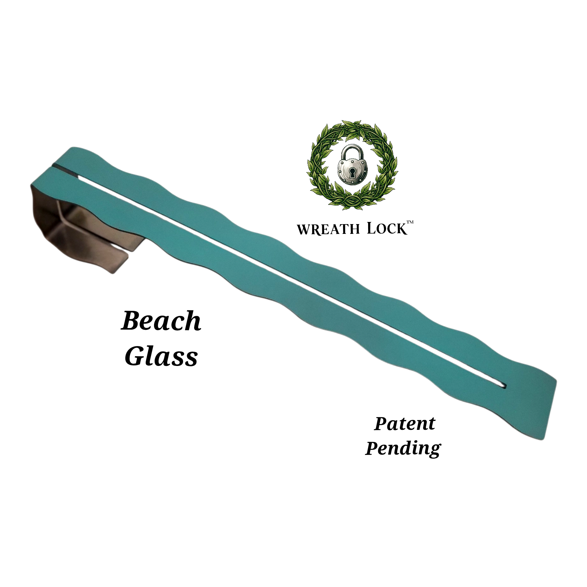 NEW Wreath Lock™ 12" Stainless Steel Anti-Theft Wreath Hanger – Wave Design-Colored options