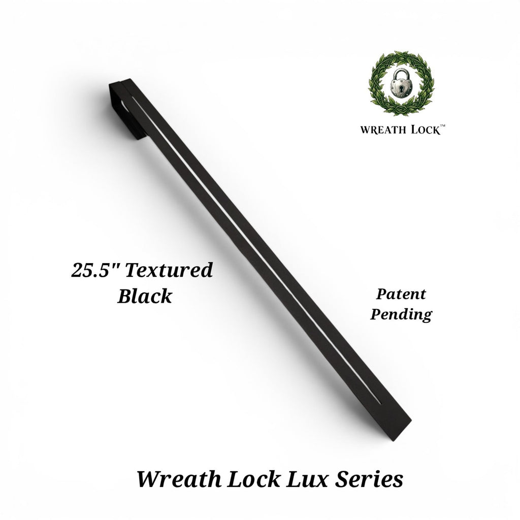 25.5" Wreath Lock Lux (Powder Coated) Hook- (Adaptor Included)