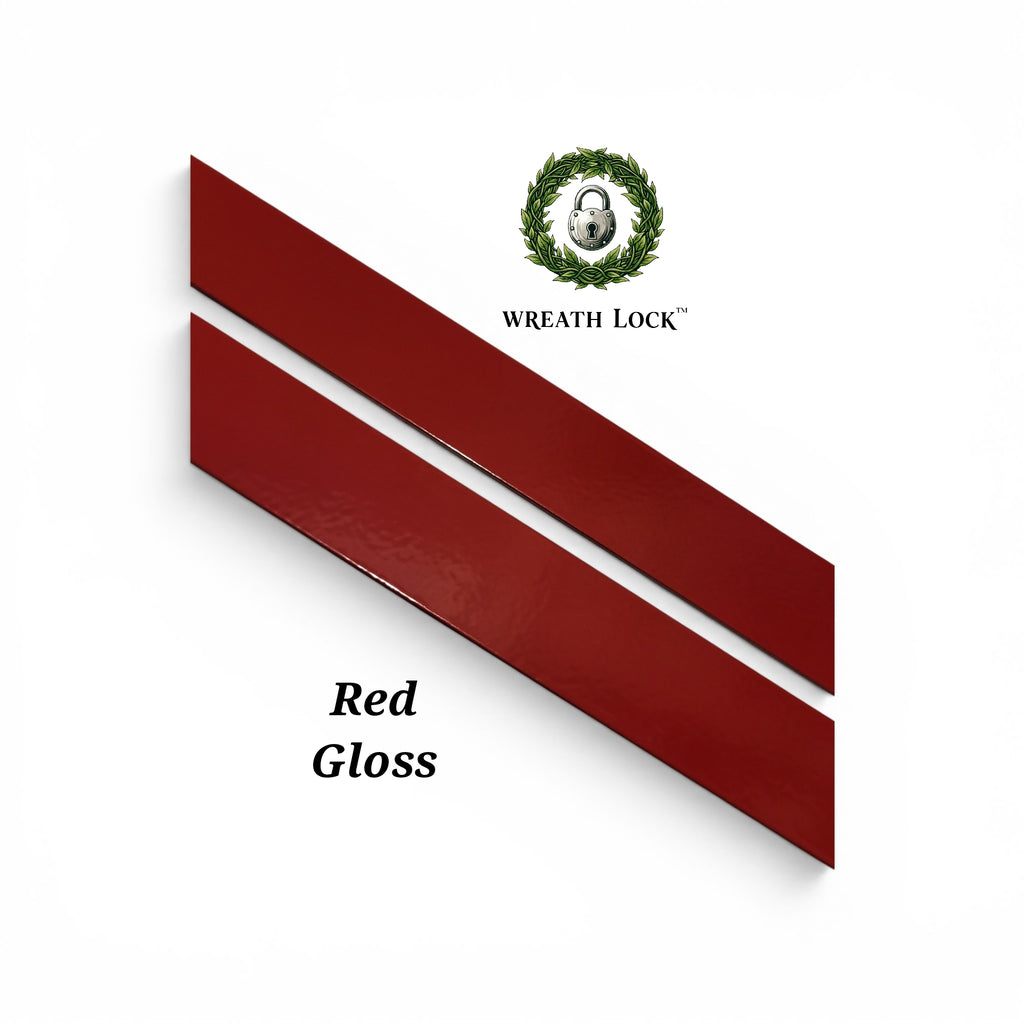 12" Wreath Lock Lux Series- Holiday Colors (Powder Coated)