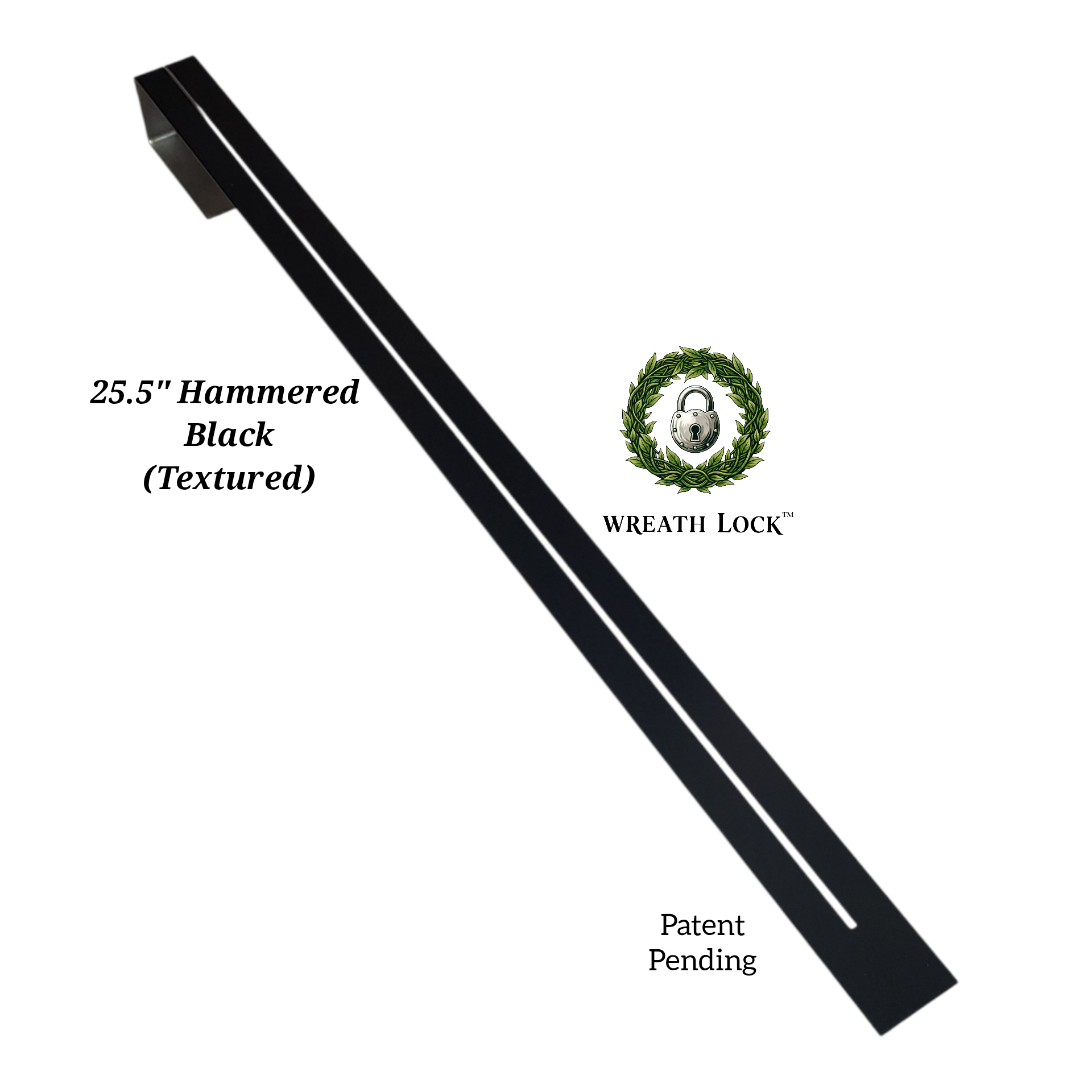 25.5" Wreath Lock Anti-theft Hook (Adaptor Included)