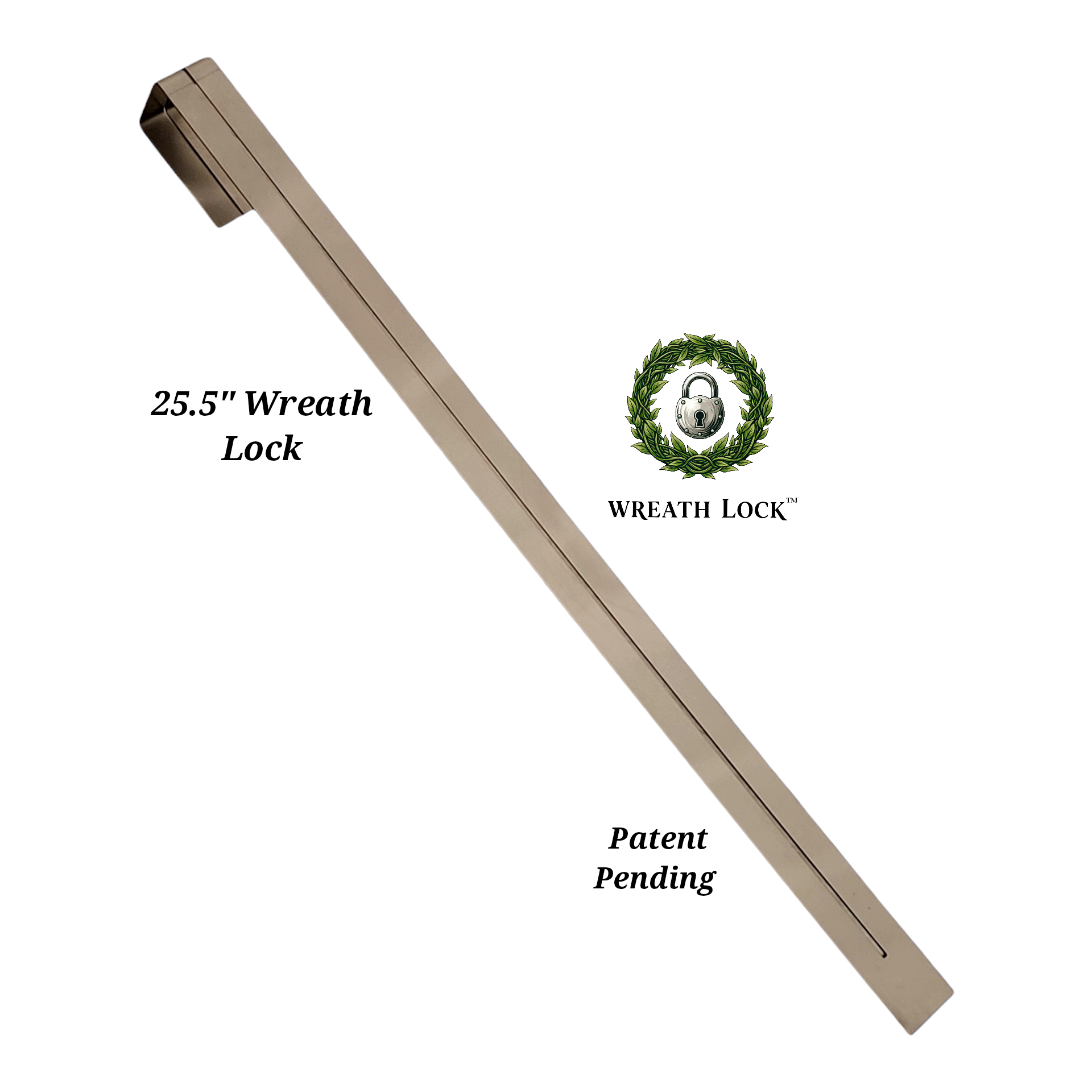 25.5" Wreath Lock Anti-theft Hook (Adaptor Included)