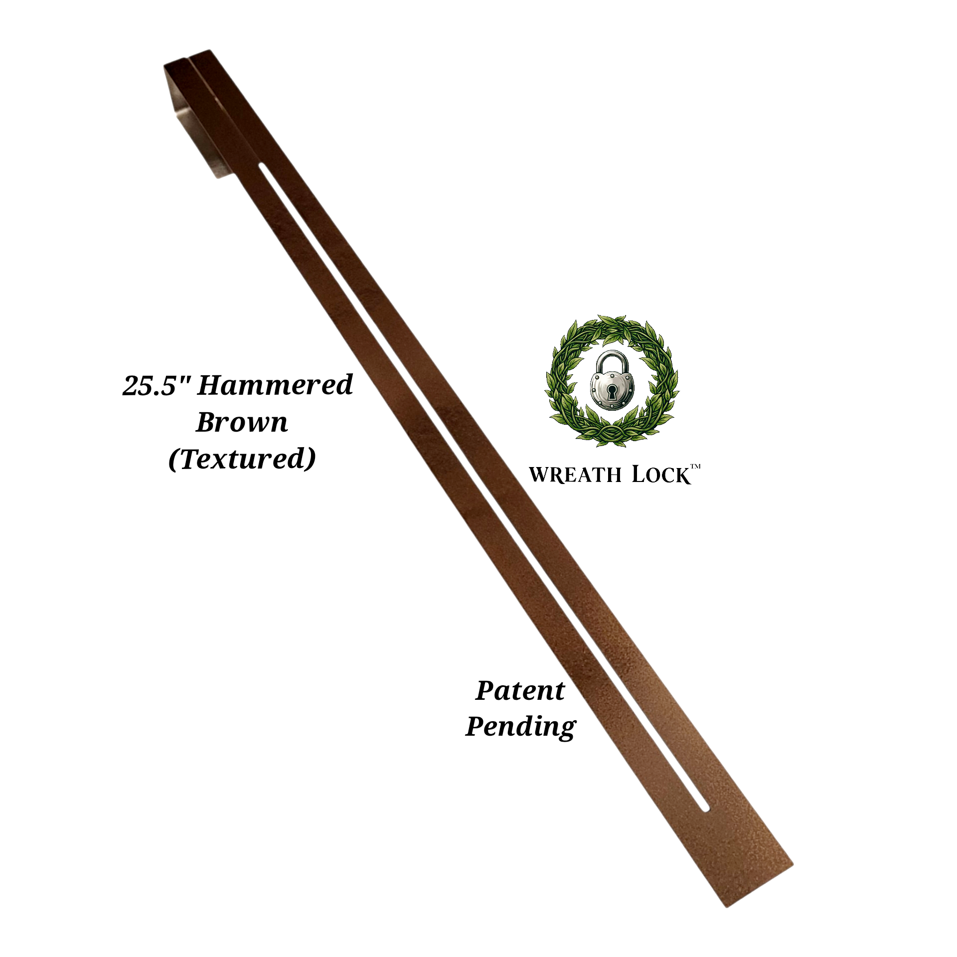 25.5" Wreath Lock Anti-theft Hook (Adaptor Included)